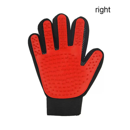 Pet grooming deshedding glove
