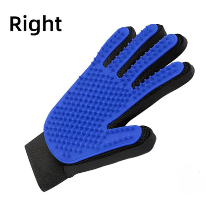 Pet grooming deshedding glove
