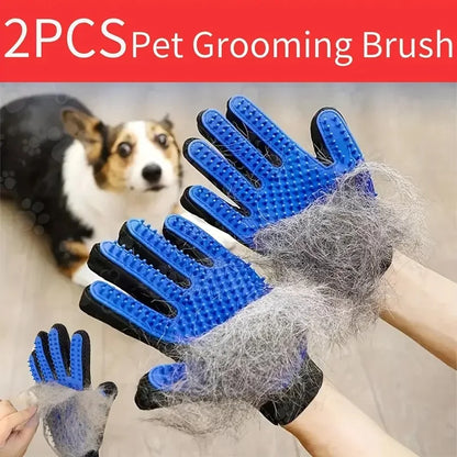 Pet Grooming Deshedding gloves