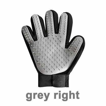 Pet grooming deshedding glove
