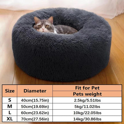 Calming donut bed dog/cat
